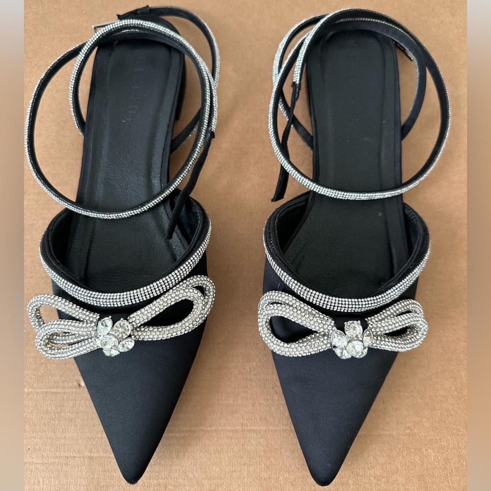 Billini Lainie Crystal Bow Flat - Picture 4 of 6